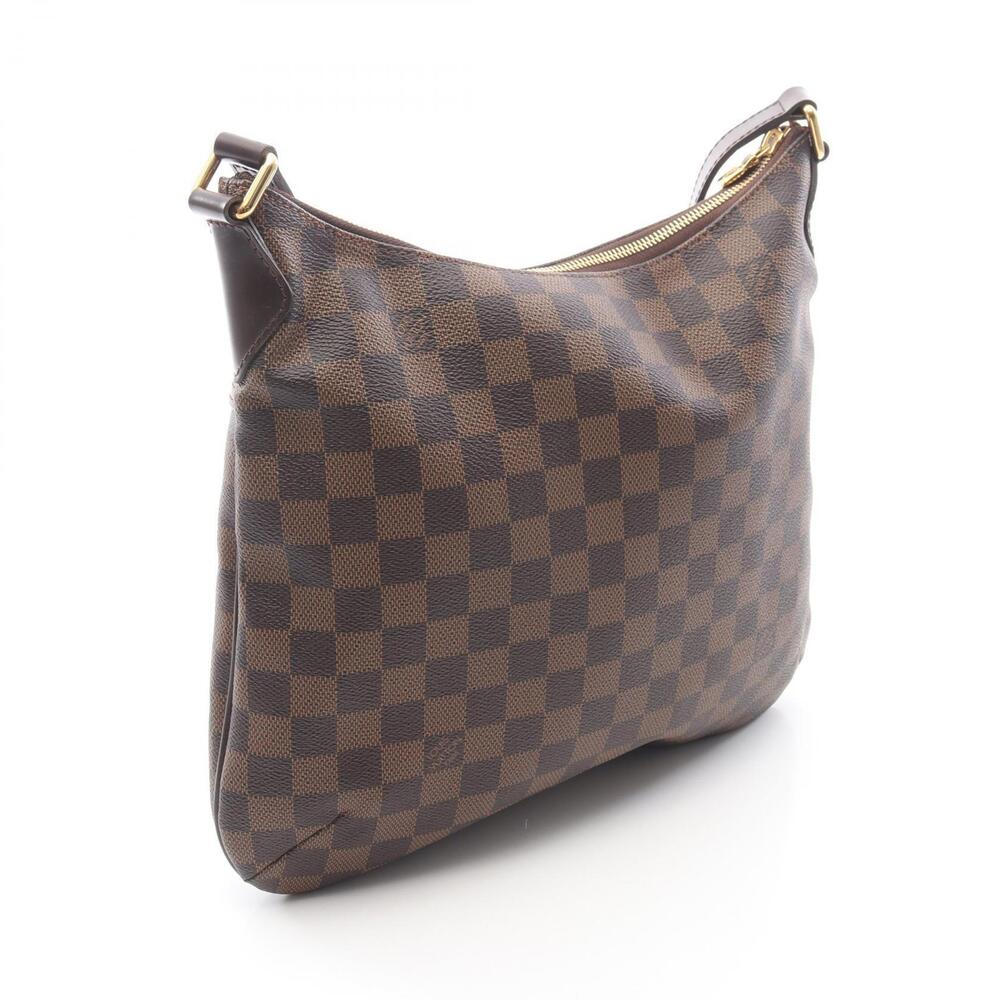 Louis Vuitton Bloomsbury Shoulder Bag Canvas Leather Damier Brown - Picture 1 of 9